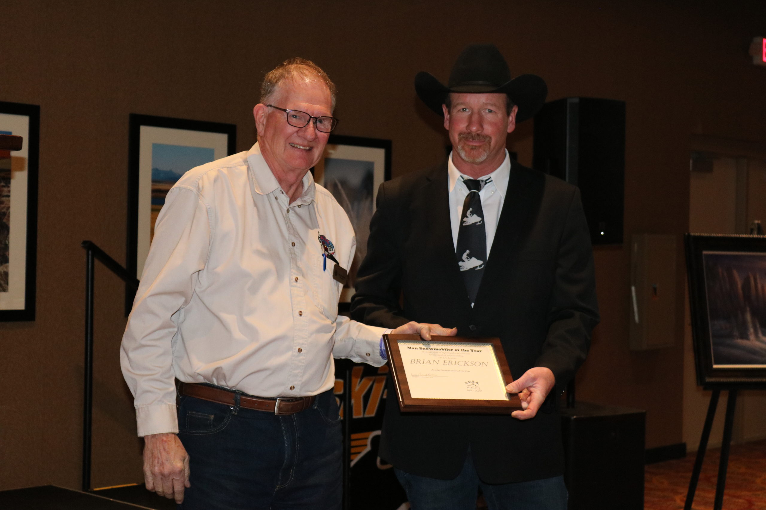 Brian Erickson named Man Snowmobiler of the Year at SDSA Convention in ...